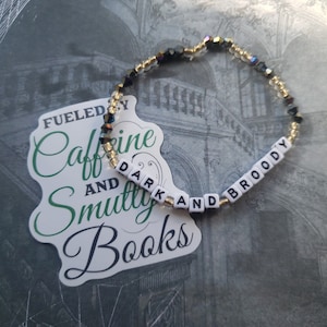 DARK AND BROODY beaded bracelet | Adult | Dark Romance | BookTok