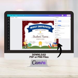 School Award Certificate Template, Editable Classroom Award ...