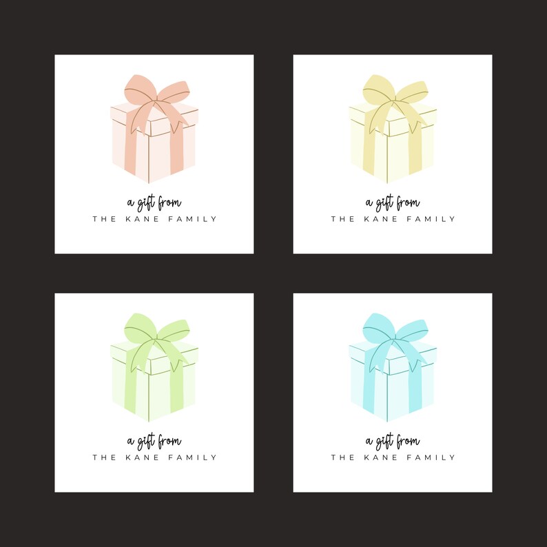 Printable Enclosure Cards Printable Gift Tag Present Package - Etsy