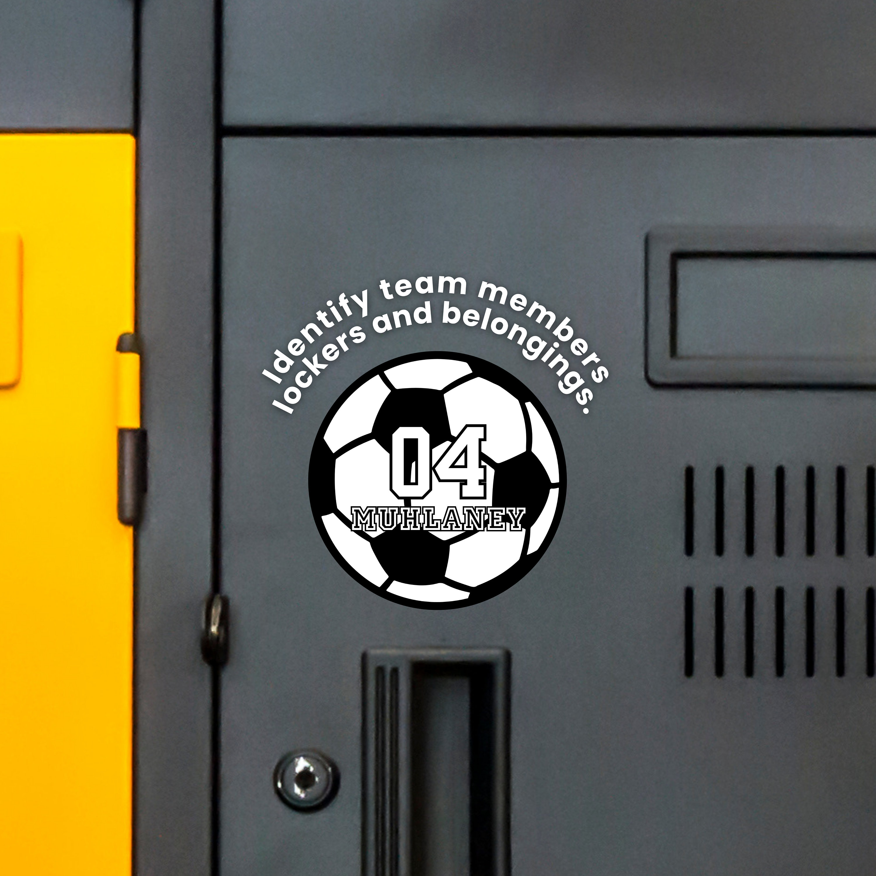 Soccer Sport Team Tag Template, Editable Locker Hang Tag for Players ...