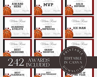 Basketball Editables