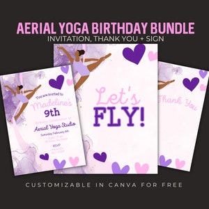 Editable Yoga Gift Coupon Template, Printable Yoga Class Gift