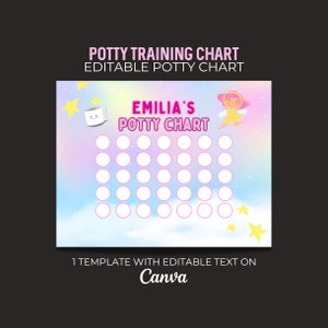 Potty Training Chart Printable Potty Training Visual Potty - Etsy