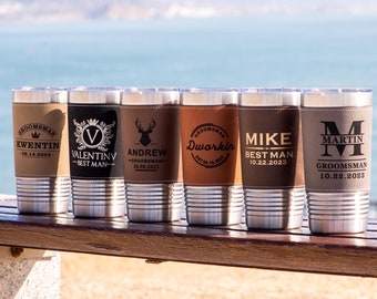 Personalized Tumblers for Men, Custom Travel Tumbler, Groomsmen Gifts, Best Man Gift, Boyfriend Gift, Bachelor Gifts, Fathers Day Gift