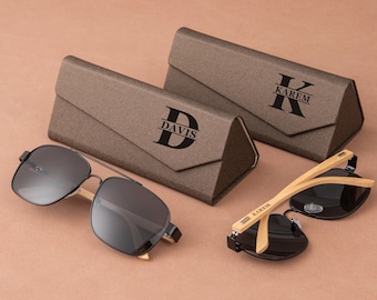 Personalized Sunglasses with Box, Groomsmen Gifts, Best Man Gift, Father's Day Gift, Bachelor Party Gifts, Mens Gift, Sunglasses for Men