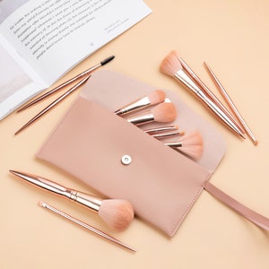Cosmetic Brushes Set, Makeup Gift Set for Women, Make-up Gifts for Her, Birthday Gift for Best Friend, Travel Gifts, Bridesmaid Gifts image 9