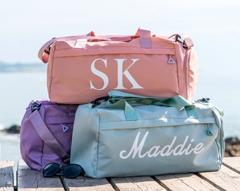 Personalized Duffle Bag for Women, Travel Bag, Overnight Bag, Weekender Bag, Bridesmaids Gifts, Bridal Shower Gift, Bachelorette Party Gifts