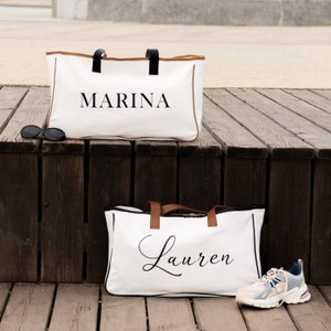 Personalized Canvas Tote Bag for Women, Daily Shoulder Bag, Shopping ...