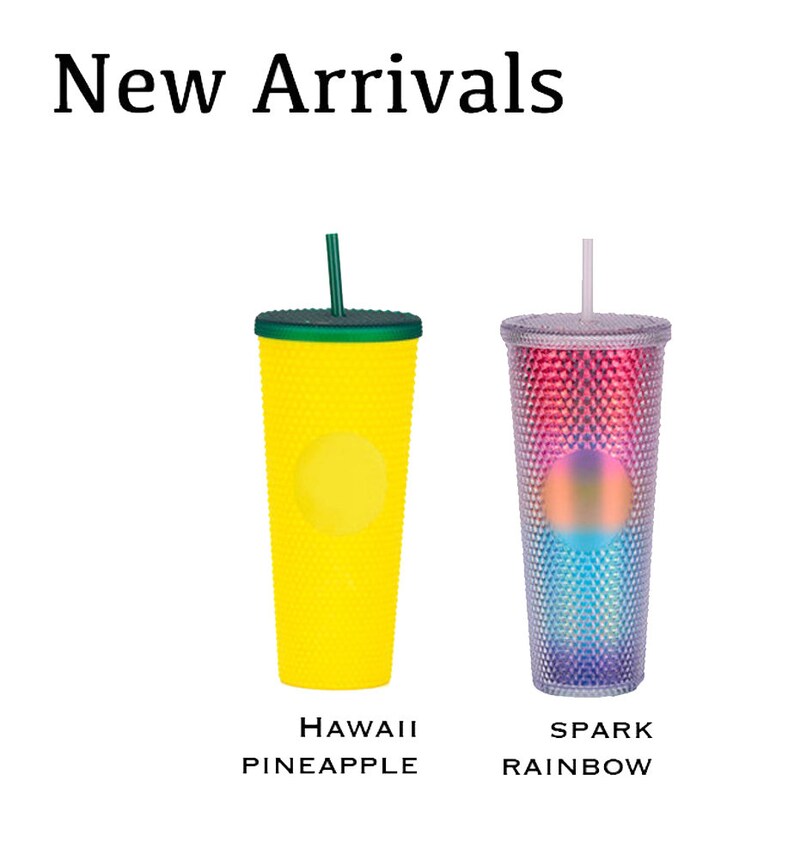 Matte Studded Tumbler Blanks Same Color Straw Blank Acrylic Etsy