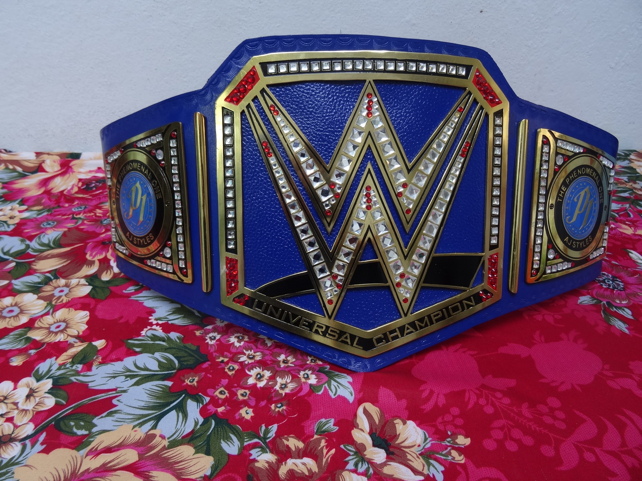 NEW WWE Blue Universal Championship Belt Adult Size Wrestling Etsy