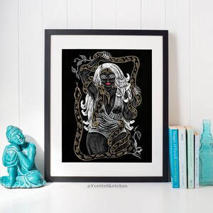 Medusa, Snake Woman, Medusa Art, Gorgon, Art Print, Art Prints, Wall Art, Greek Mythology