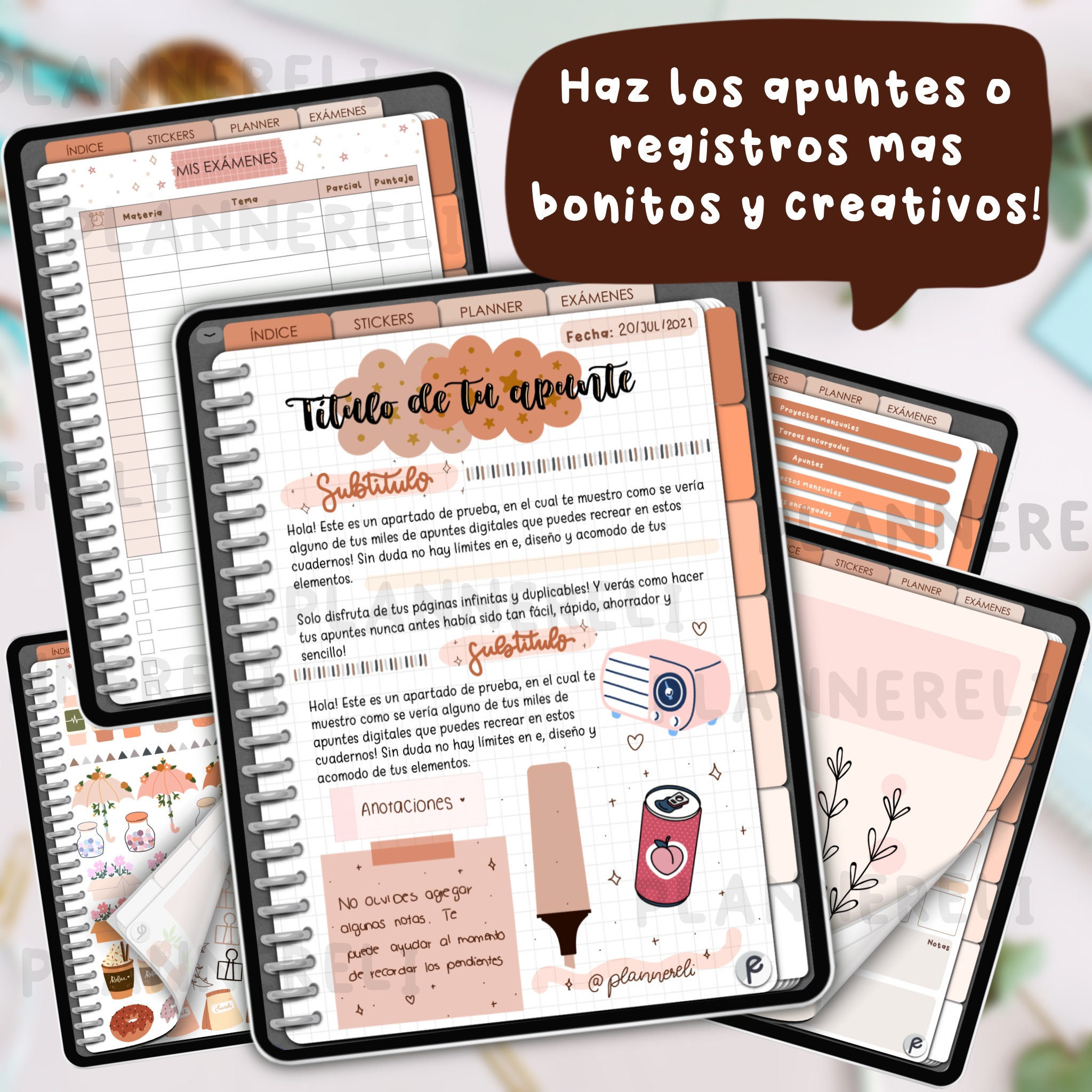 Student Digital Notebook | GIRL POWER | Digital Notes | School Planner ...