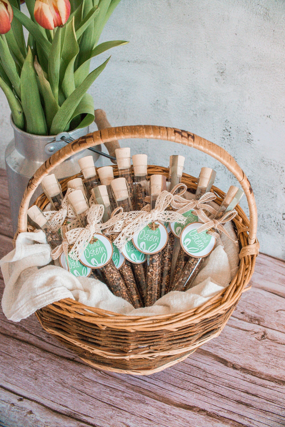 Gastgeschenk Samen im Reagenzglas für Hochzeit Taufe Kommunion Etsy