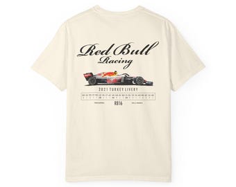 Oracle Red Bull Racing 2021 Turkey Livery Comfort Colors Tee, Gift for F1 Fans, Motorsport Apparel, Unisex Graphic T-Shirt