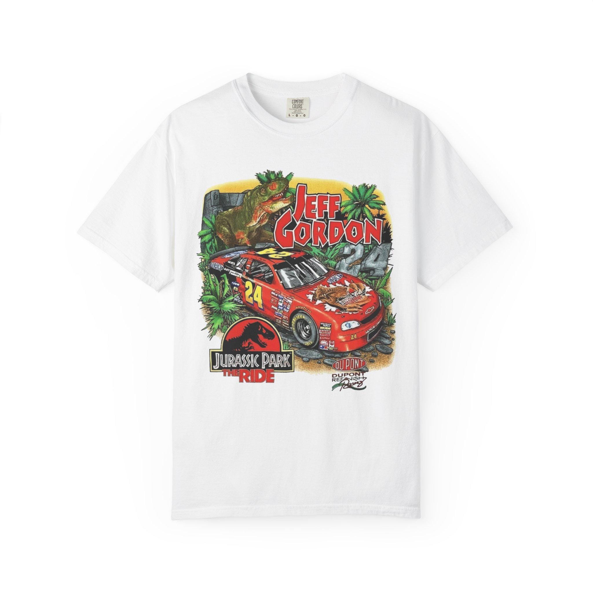 Jeff Gordon Retro T-shirt, 90s T-rex All Star Vintage Tee, Racing