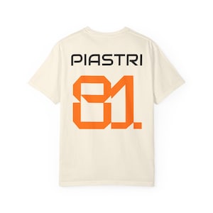 Oscar Piastri McLaren F1 T-Shirt: Comfort Colors Racing Fan Tee