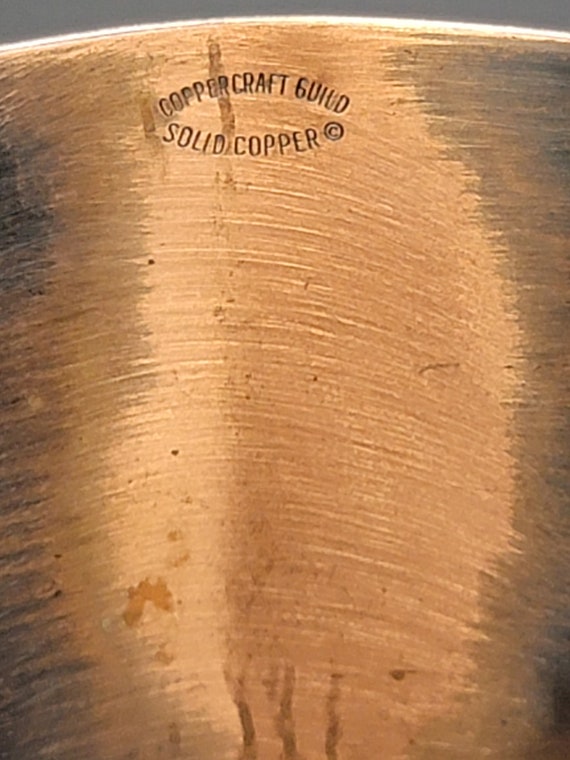 CopperCraft Guild 1970's Solid Copper Cuff - image 4