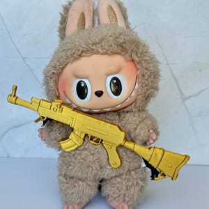 Labubu Accessory, Handheld Golden Prop