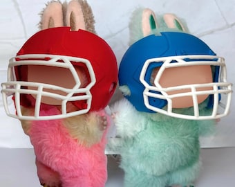 Casco de fútbol para peluche de 13 cm