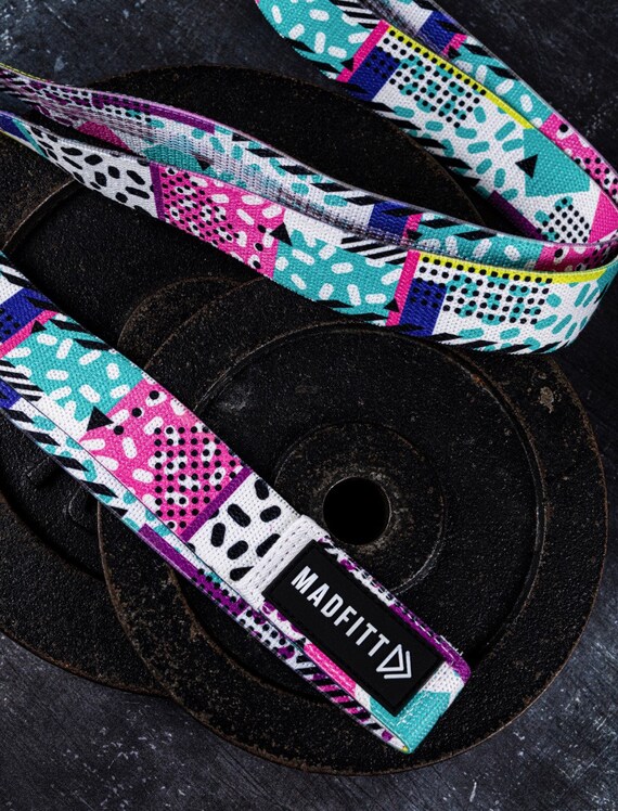 The Funky Town Band Long Premium Patterned Fabric Resistance Band Etsy UK