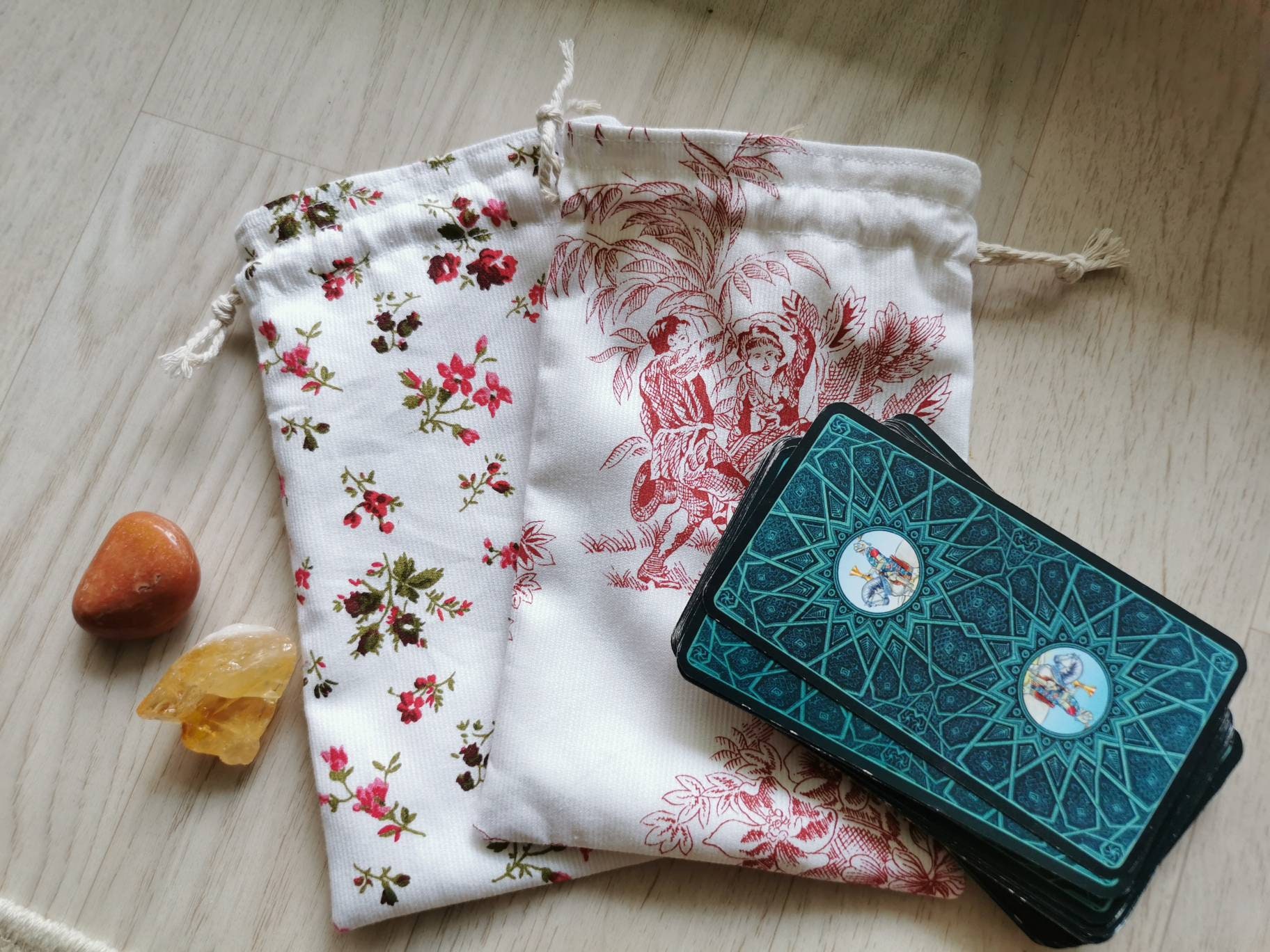 Pochette Tarot/Pochette Cartes Divinatoires /Sac /Tarot Bag