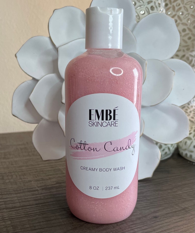 Cotton Candy Creamy Body Wash Sensitive Skin Skincare Etsy