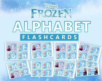 frozen alphabet etsy new zealand