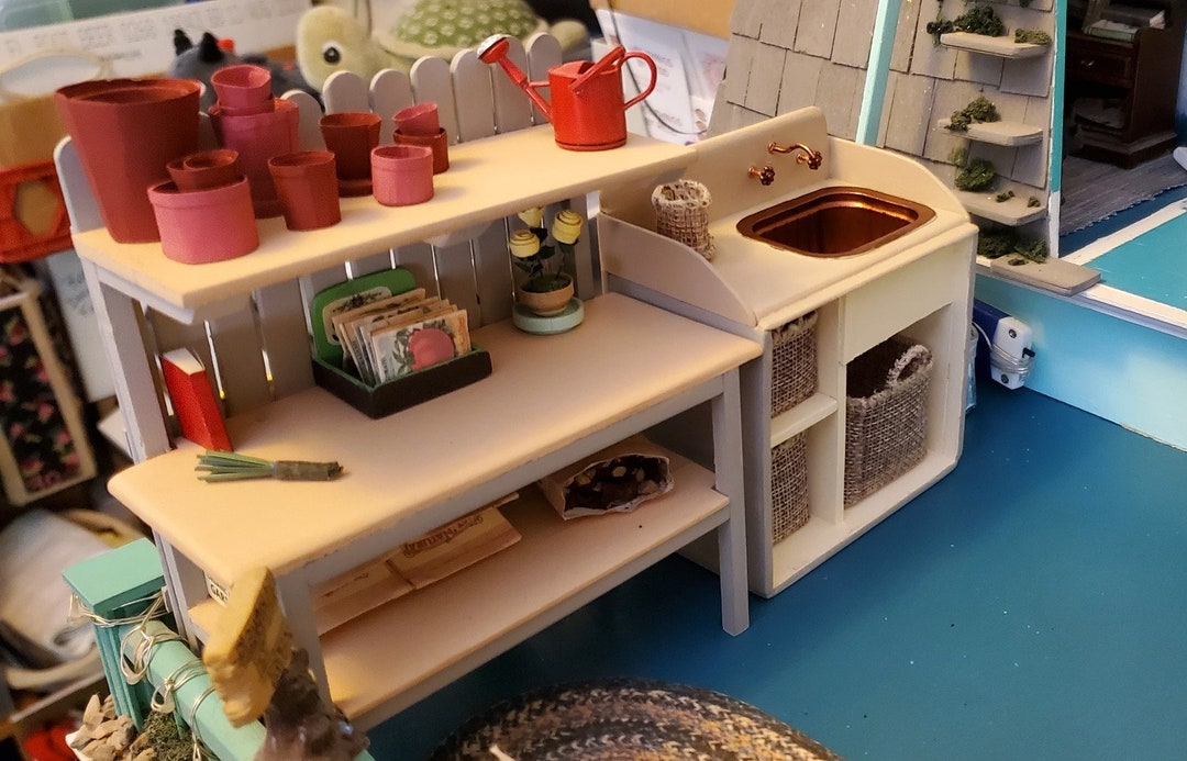 Dollhouse Garden Furniture Etsy