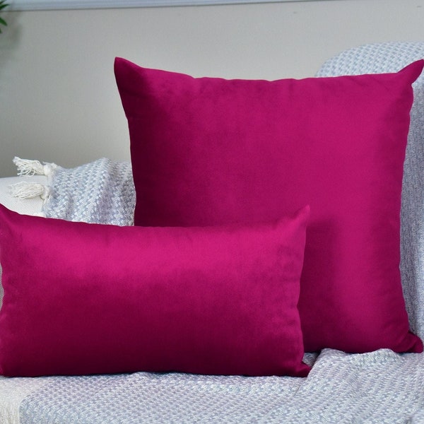 Fuchsia Throw Pillow Etsy