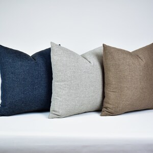 Any Size Linen Pillow Cover/Stonewashed Linen Pillow/Linen Throw Pillow/Woven Pillow/Living Room Linen Pillow Cover / Mother's Day Gift