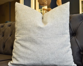 Stone Linen Pillow Cover, Modern Farmhouse Decor