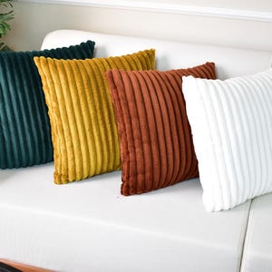 All size corduroy pillow cover, Designer throw pillow cover, Corduroy luxury pillow case, Decorative pillow cover, Corduroy pillow covers