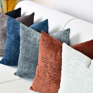 African Mudcloth Pillow Cover, Authentic Throw Pillow Cover, Designer Mud Cloth Cushion Cover, African Striped Luxury Pillow Cover, All Size