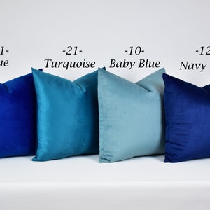 Soft Velvet Throw Pillow Cover,Luxury Velvet Cushion Cover,Living Room and Bedroom Pillow Cover,Any Size and Any Color Velvet Pillow Cover,Sofa and Couch Velvet Pillow Cover,Velvet Lumbar Throw Pillow Cover