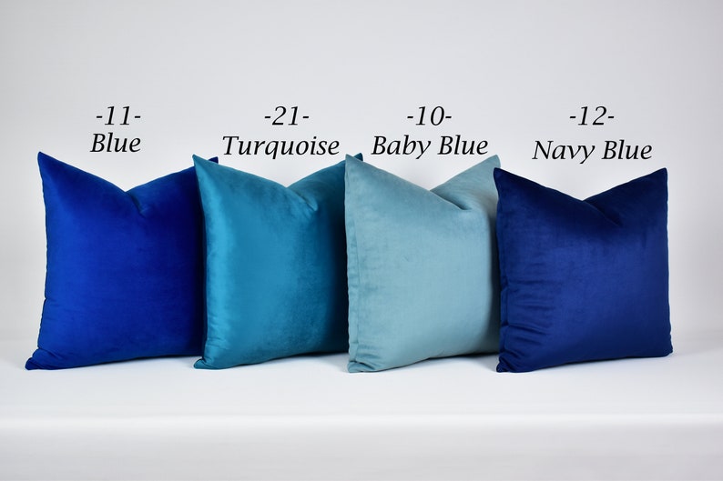 Any SİZE Any COLOR Velvet Pillows/velvet Throw Pillow/couches Etsy