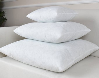 Hypoallergenic Pillow Insert, Down Alternative, Cotton Cover