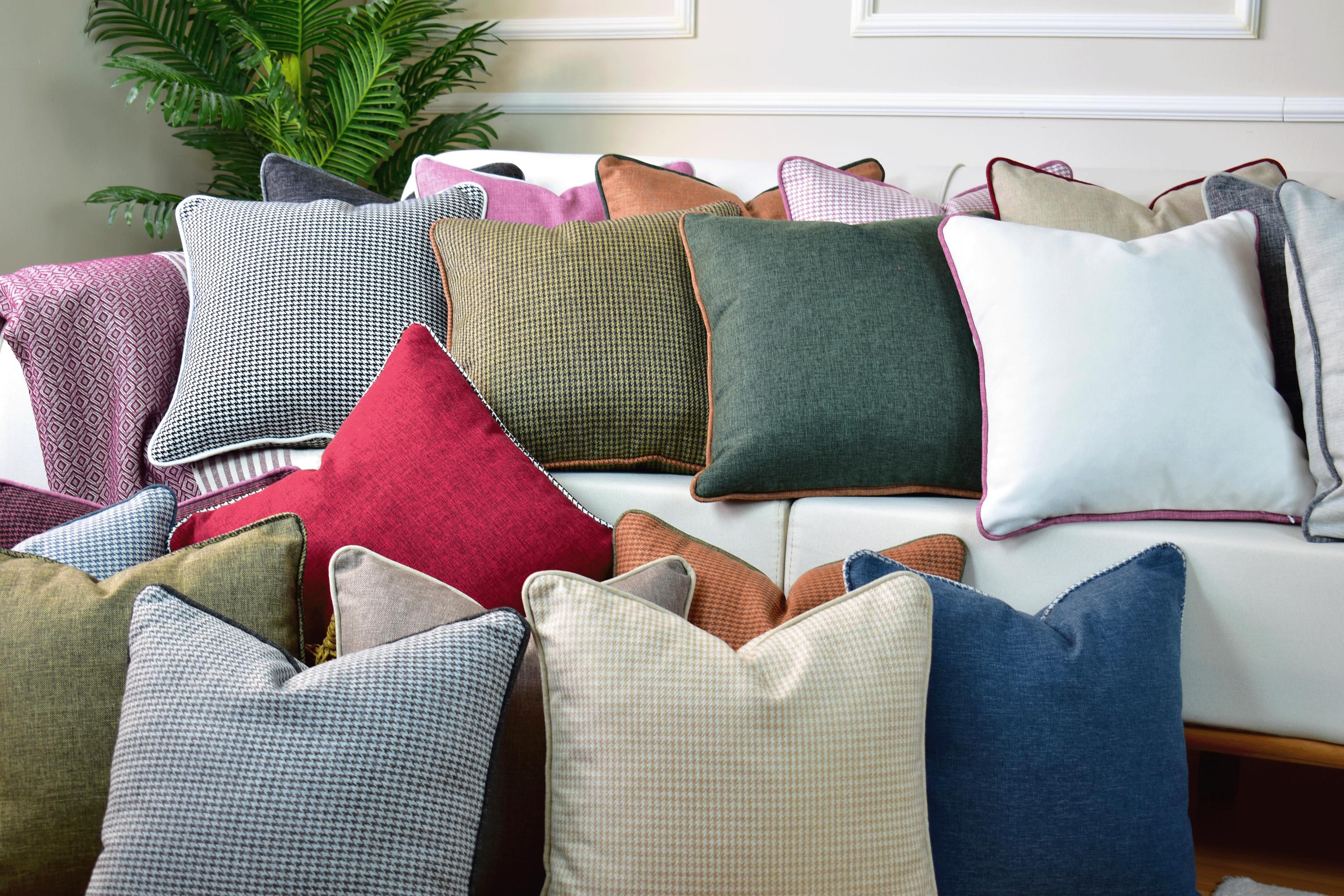 Linen Throw Pillow Cover With Piping, Designer Cushion - Etsy