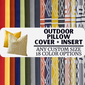Striped Outdoor Designs Throw Pillow, Outdoor and Garden Furniture Pillow Cover Designs, UF Mildew and Weather Resistant, Sunbrella Pillows
