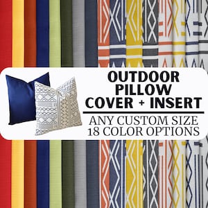 Coussins d'extérieur Sunbrella, coussin d'extérieur pour terrasse de piscine, housse de coussin décoratif d'été, coussins de créateurs pour meubles de jardin et de piscine