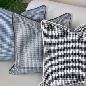 2 in 1 Velvet and Linen Piping Pillow · Velvet and Linen Throw Pillow with Corded · Durable Pillow Covers · 18x18 12x20 Any Sizes and Colors