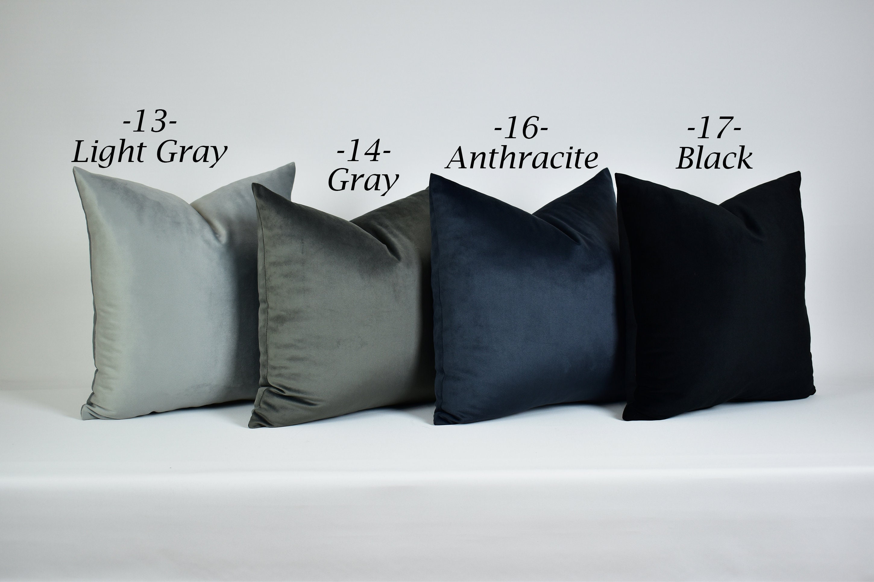 Any SİZE Any COLOR Velvet Pillows/velvet Throw Pillow/couches and