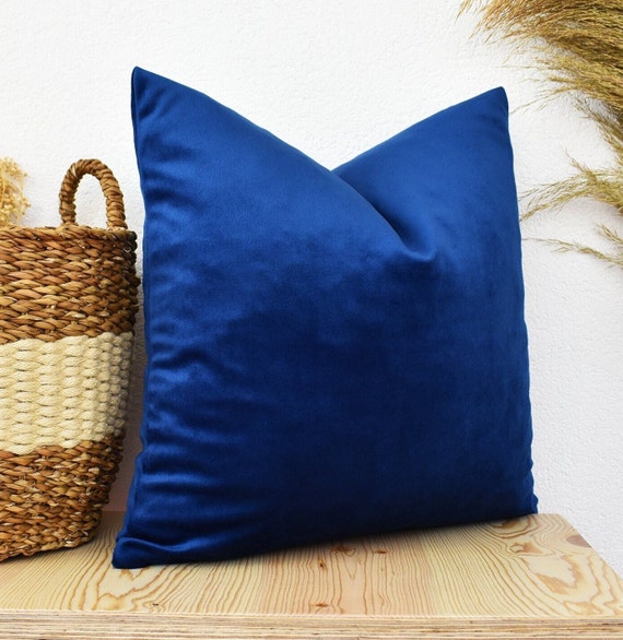 Navy euro cheap pillow covers