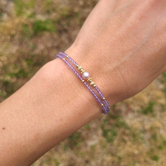 Rose de deals france amethyst bracelet