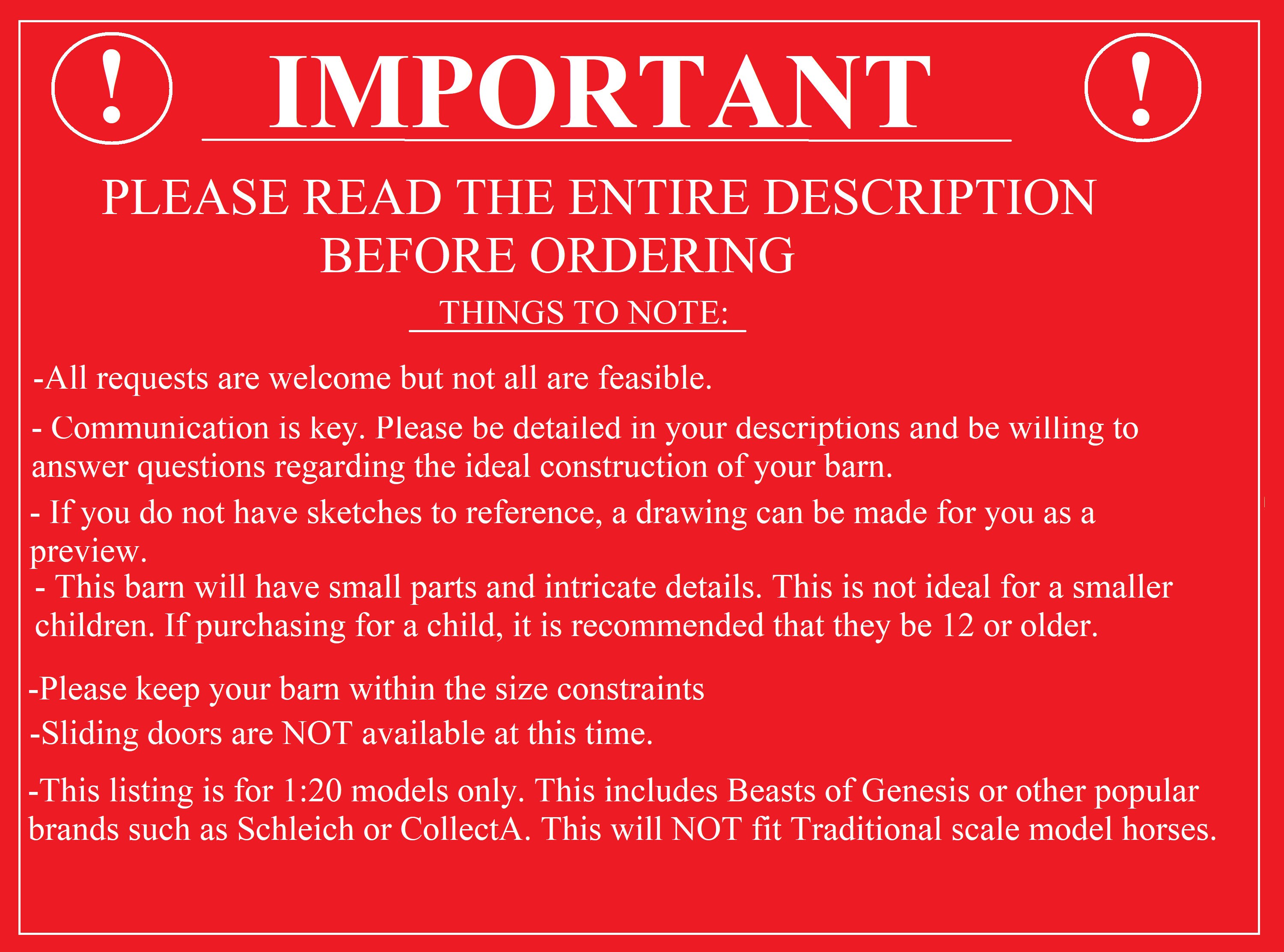 Diseñe su propio establo de caballos modelo de madera | Etsy