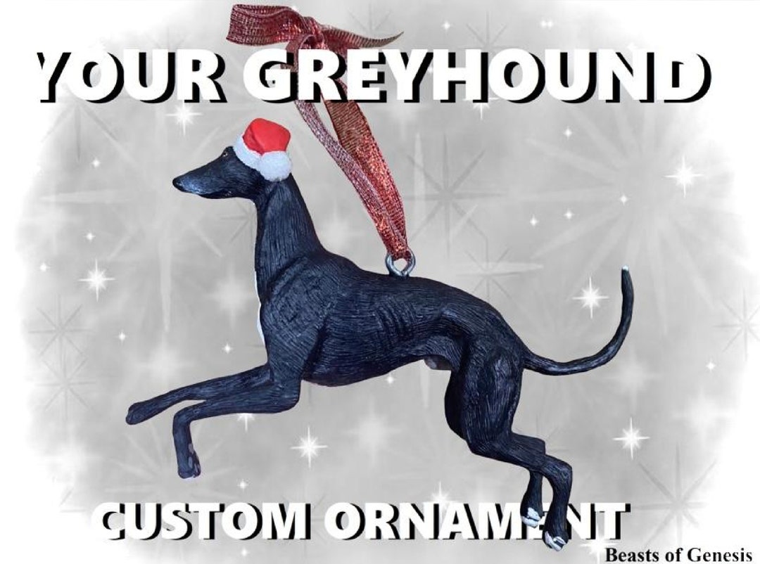 Greyhound-1 (1) Christmas Ornament main image 0
