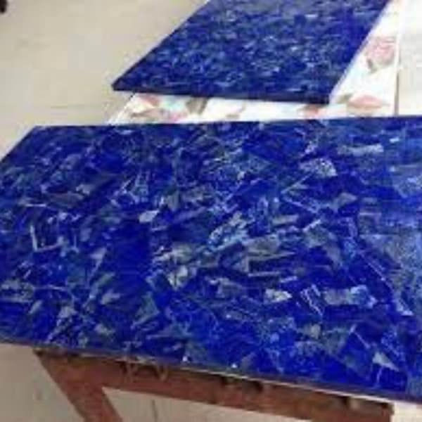 Lapis lazuli tabletop, lapis lazuli home decor, lapis lazuli custom tray, custom stone work, lapis lazuli inlay art, stone cheese tray