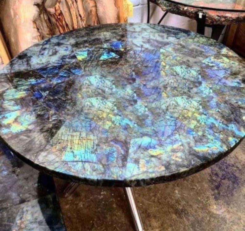 Labradorite Gems Stone Table Top for Coffee Table/dining Table Etsy