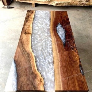Epoxy Table, Coffee table top Wood Table ,Custom Order, Epoxy Resin River Table Top Home Decor