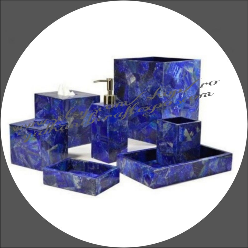 Marble Bathroom Set of 7 ,luxury Bathroom Sets ,bathroom Accessories ...