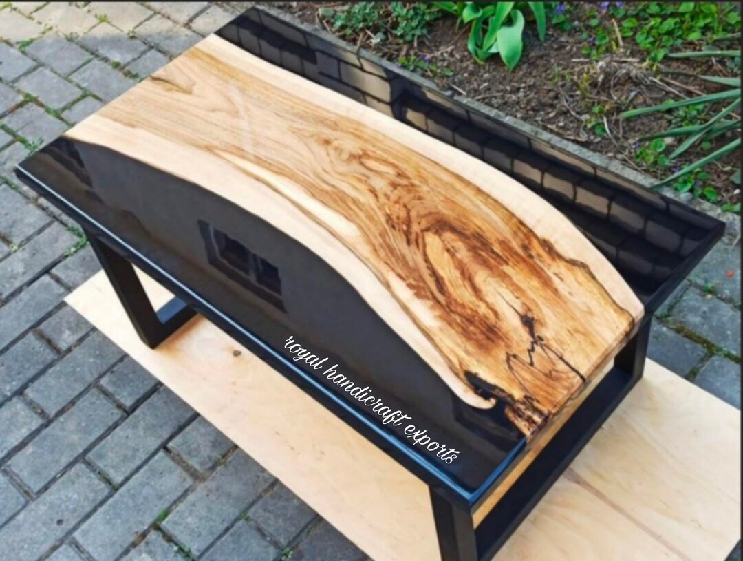 Epoxy Table, Epoxy Wood Dining Table, Epoxy Resin River Table, Natural